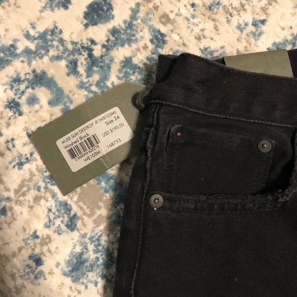 All saints distressed cropped slim jeans - Picture 6 of 7